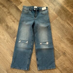 Girls Abercrombie wide leg jeans size 9/10